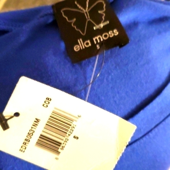 Ella Moss Blue Tunic with Belle sleeve Size Small New with tags - Picture 12 of 16
